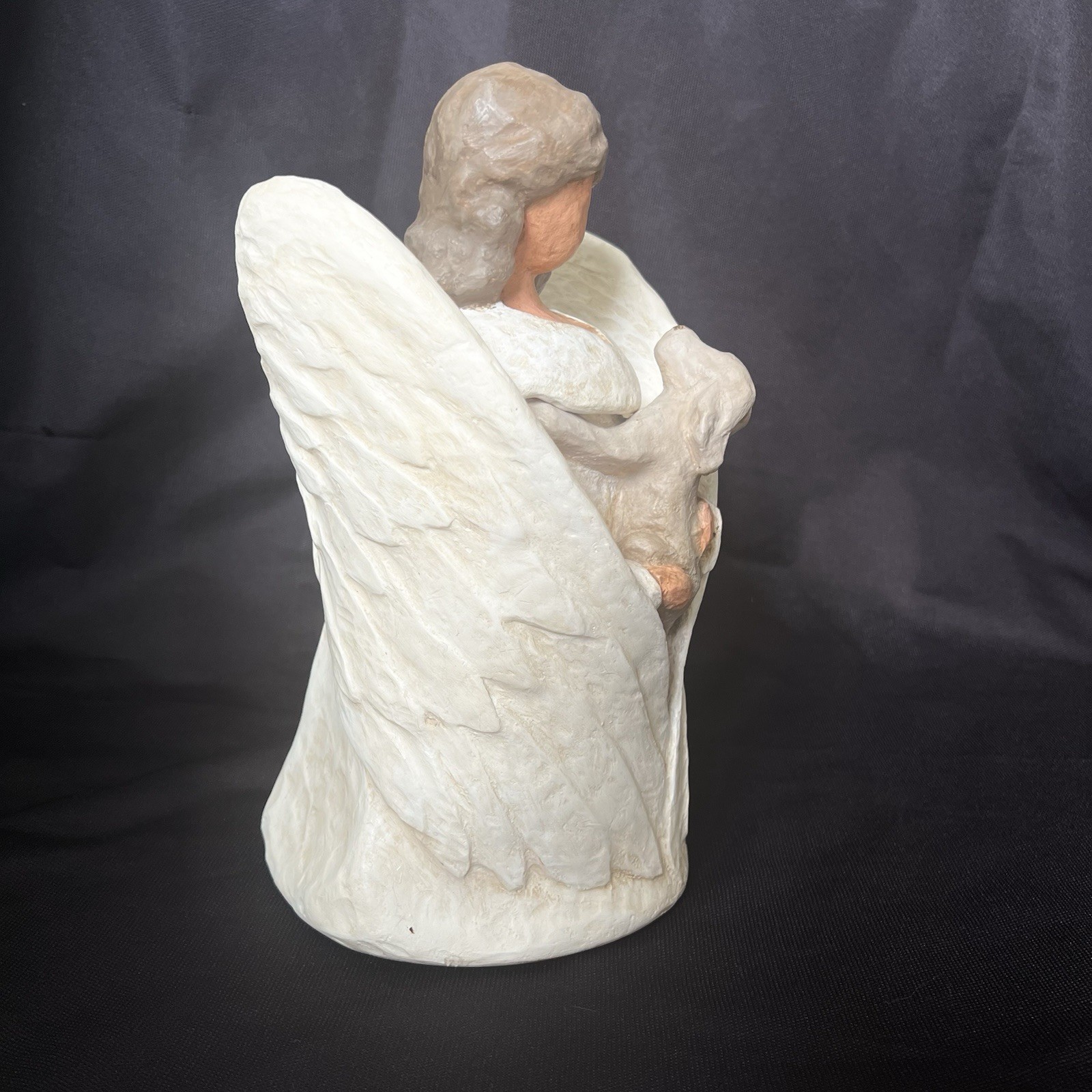 Angel Dog Urn For Cremation Ashes Statue Pet Memorial Figurine Handmade NEW