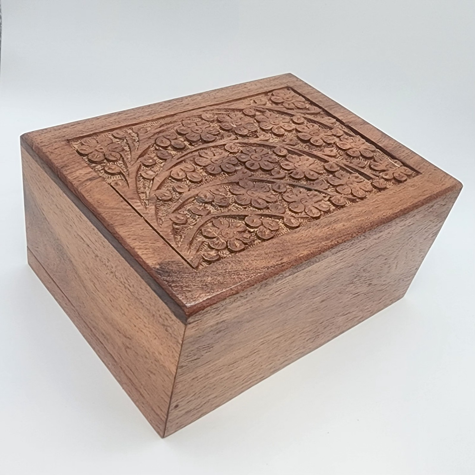 Acacia Wood Tree of Life, hand carved Engraved cremation urn for pets