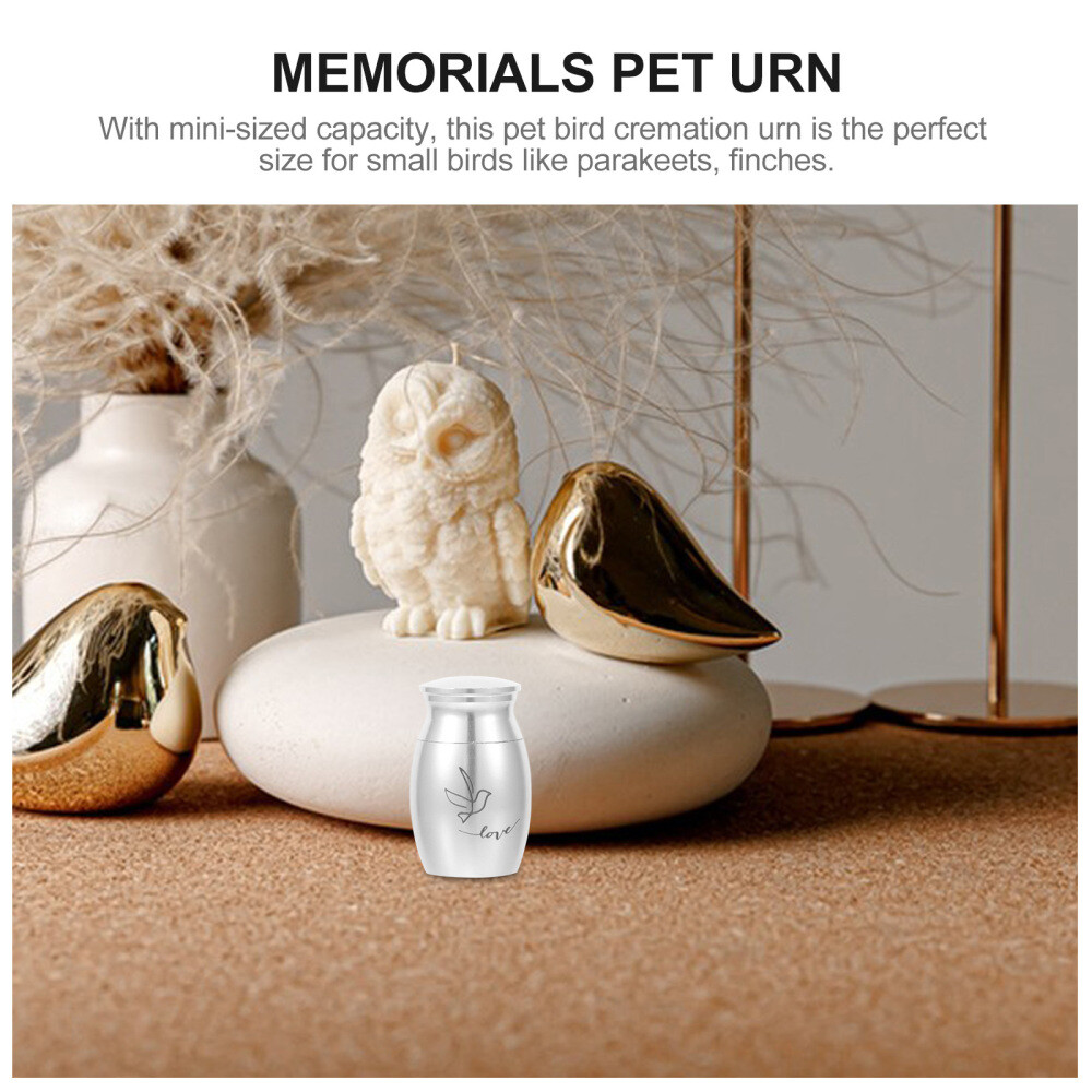 Small Urns Mini Keepsake Urn Bird Parrot Cremation Urns for Ashes Memorial
