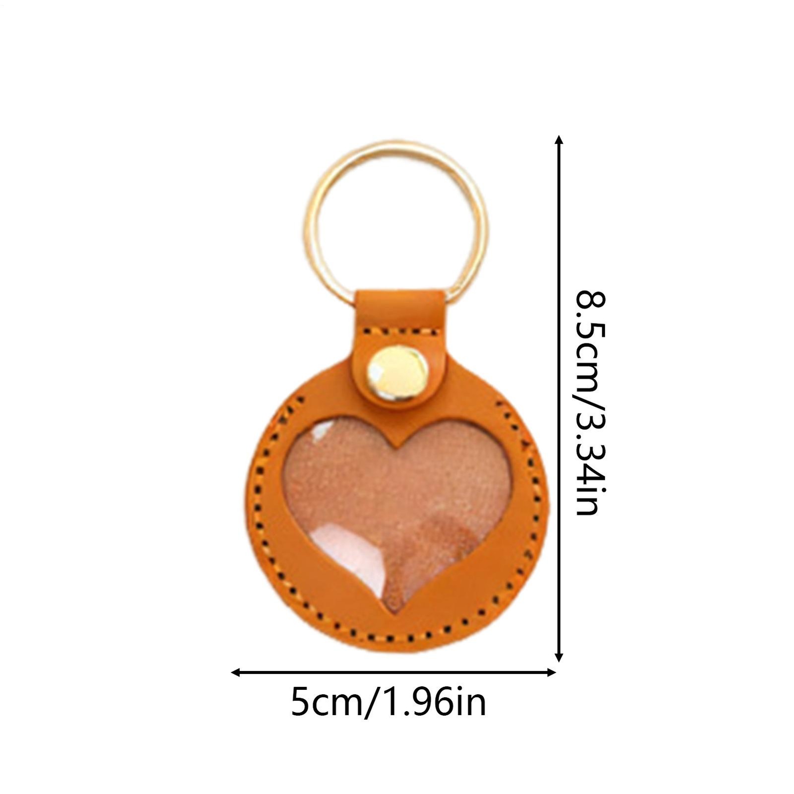 Keyring Pet Hair Storage Bag Cat Dog Hair Keepsake Pendant For Keychain