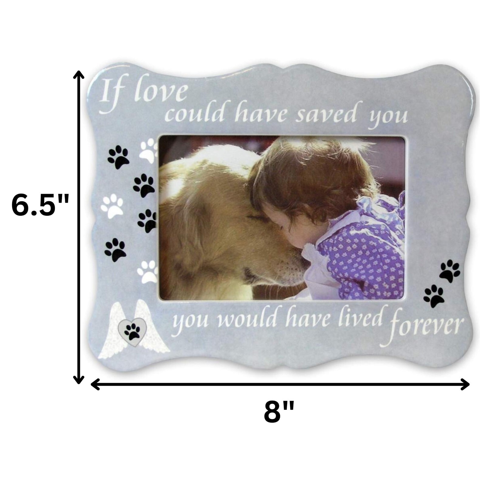 Pet Memorial Photo Frame If Love Could Have Saved You Pet Picture Frame #2366