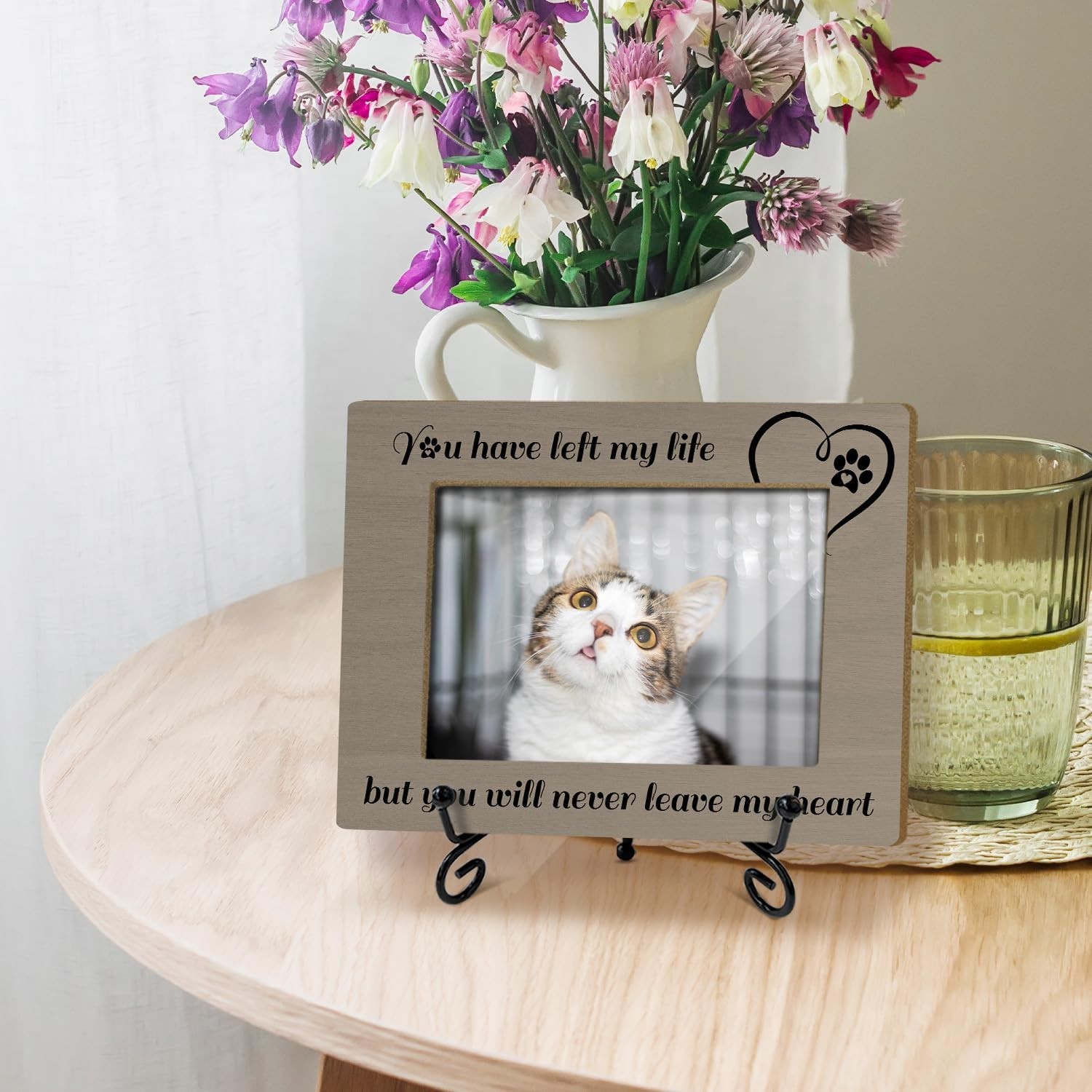 Pet Memorial Picture Frame, Cat Dog Picture Frame, Pet Memorial Gifts For Los…