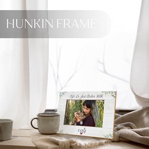 Cat Picture Frame 5×7, Cat Mom Lady Lovers Owner Gifts, Pet Lover Gifts, Life