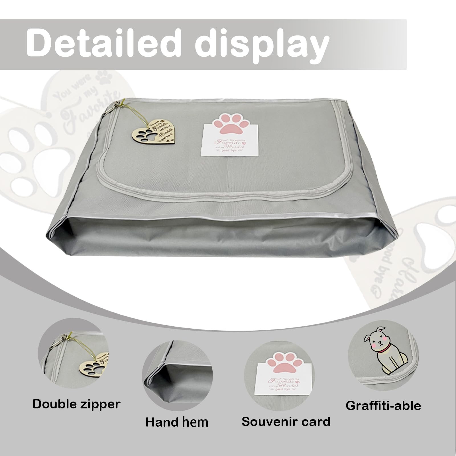 LZHTIME Pet Burial, Eco Friendly Pet Body Bag Suitable for All Kinds of Pets Pet