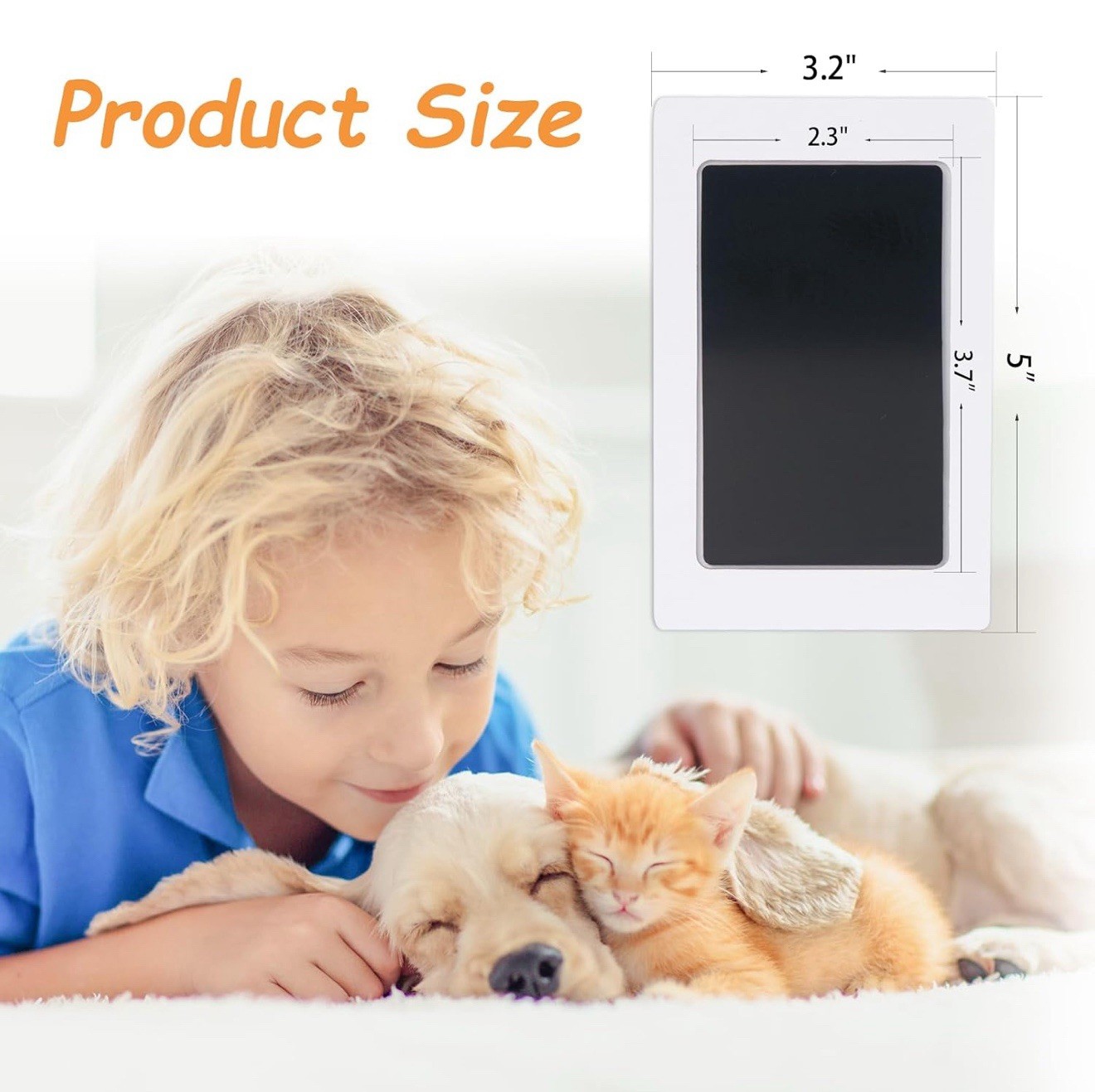 Inkless Paw Print Kit,Dog Paw Print Kit,Dog Nose Print Kit,Clean Touch Ink Pa…