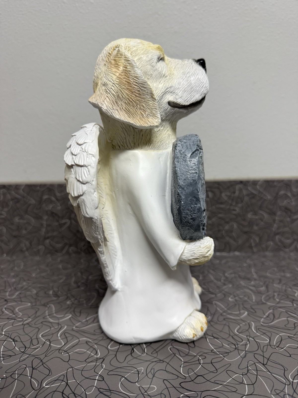 Dog Angel 9” Pet Memory Bereavement Statue “No Longer by Our Side…” New in Box