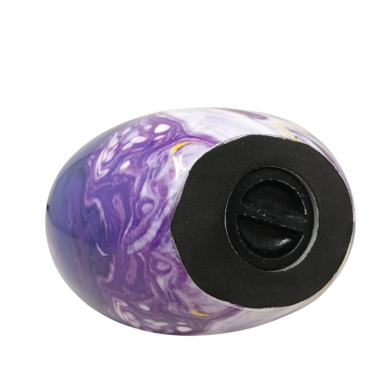 10” Purple Marble Teardrop Cremation Urn up to 200Lbs for Human Ashes Your Love