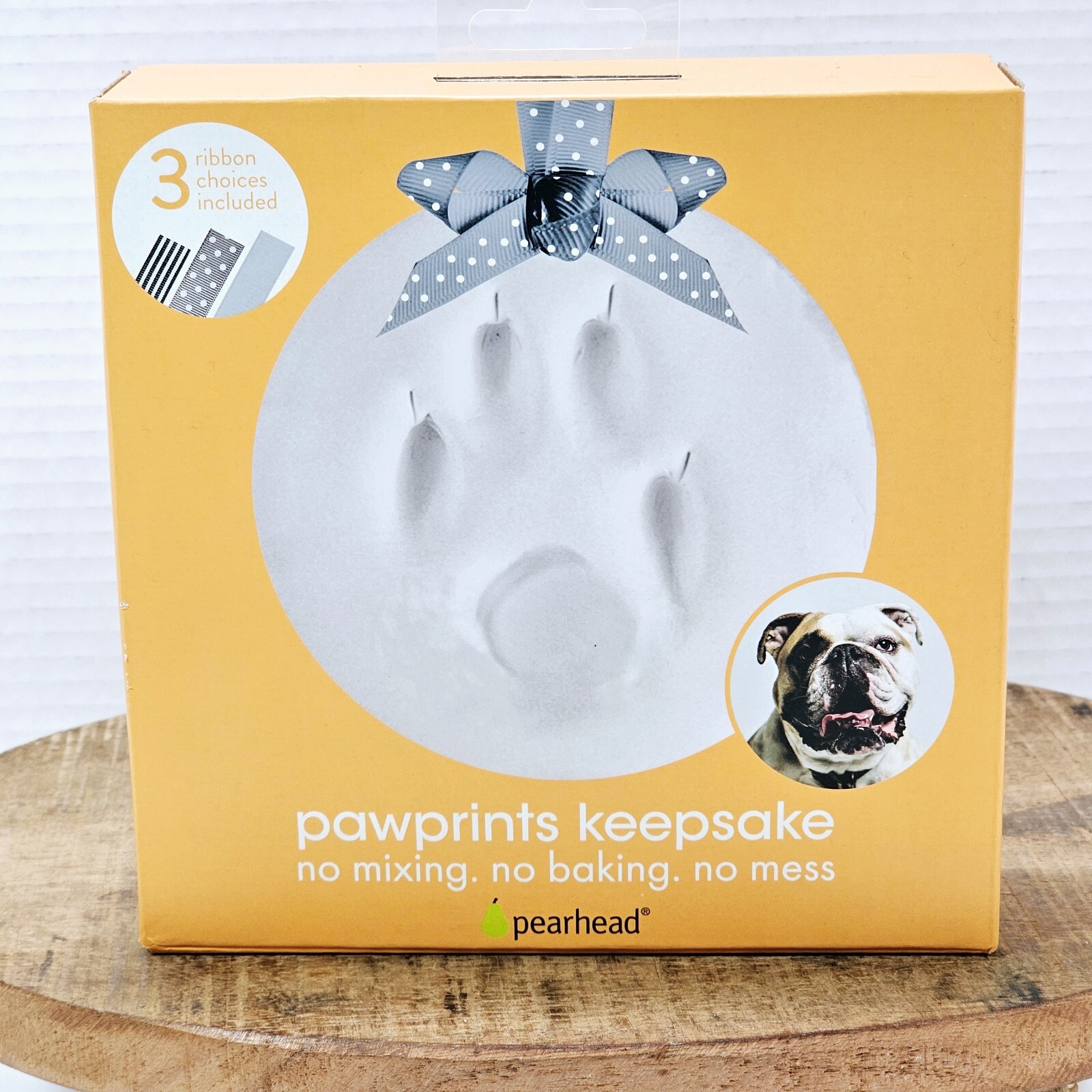 Pawprints Kit Keepsake w/Ribbon Dogs or Cats Pearhead