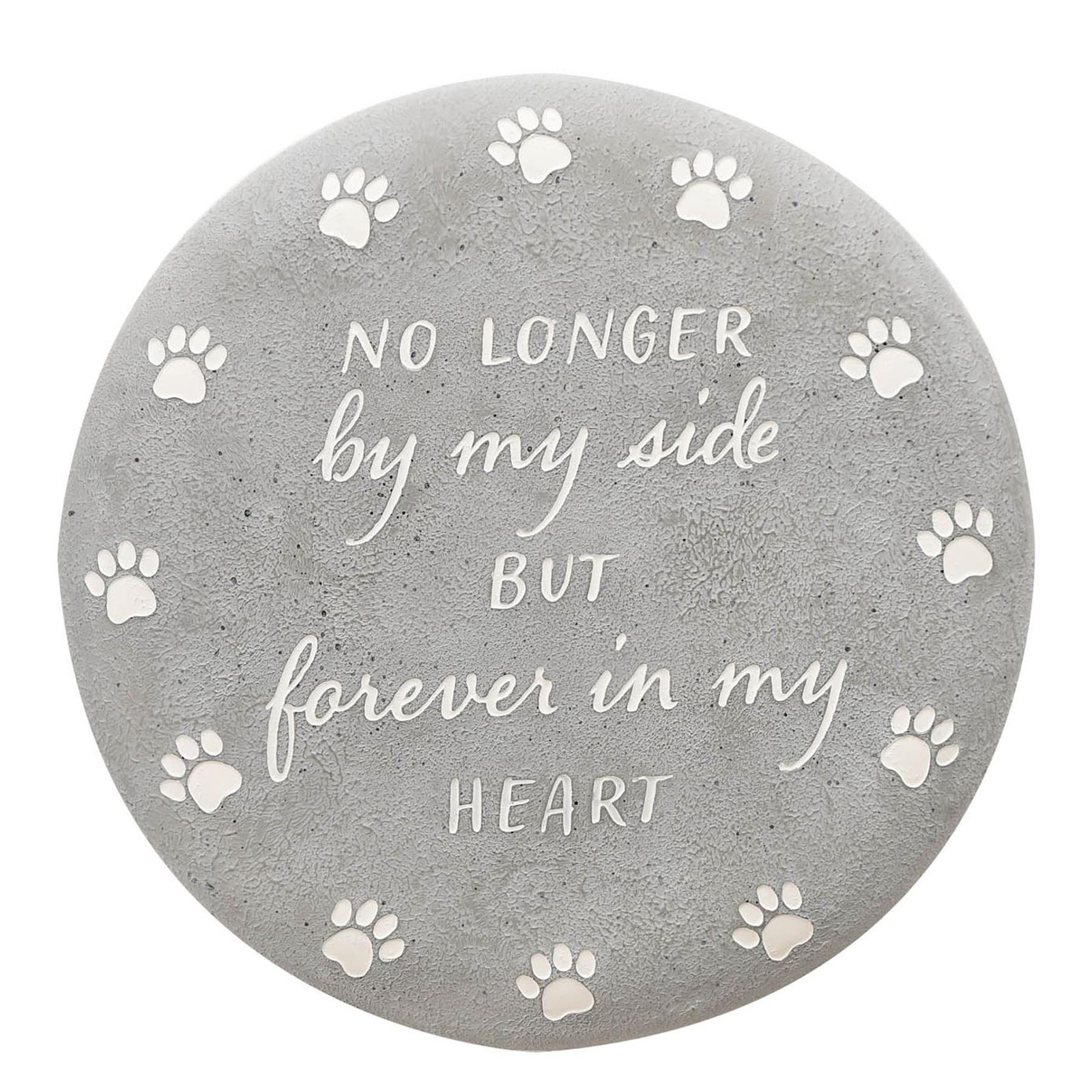 Pet Memorial Plaque Cat or Dog Round Remembrance Stone