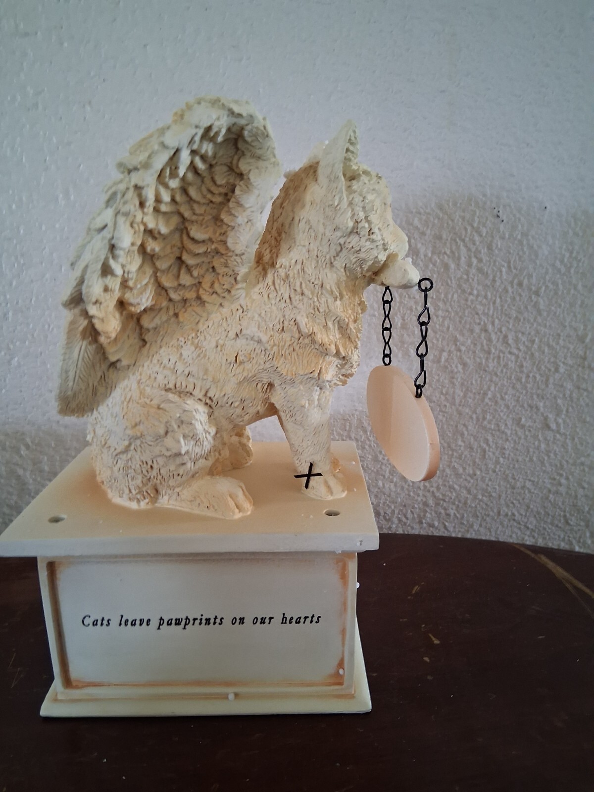 Cat Cremation Urn, Christian