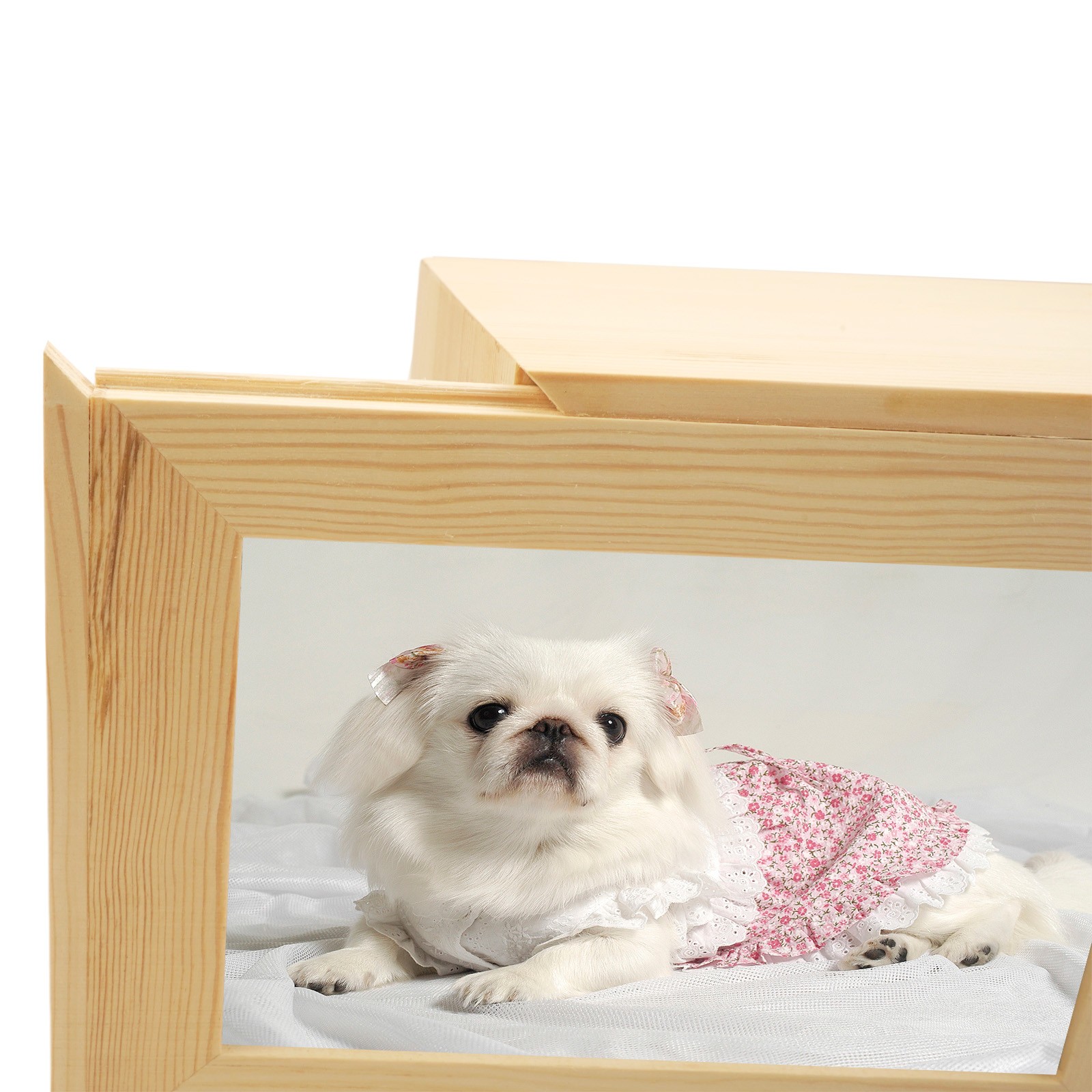 Pet Urn for Ashes Wooden Memorial Urn Dogs & Cats with Photo Frame – Photo Frame