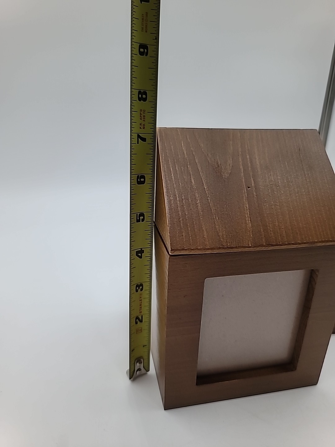 Pet Memorial Urn for Ashes Wood Keepsake Photo Box And Small Photo Tombstone