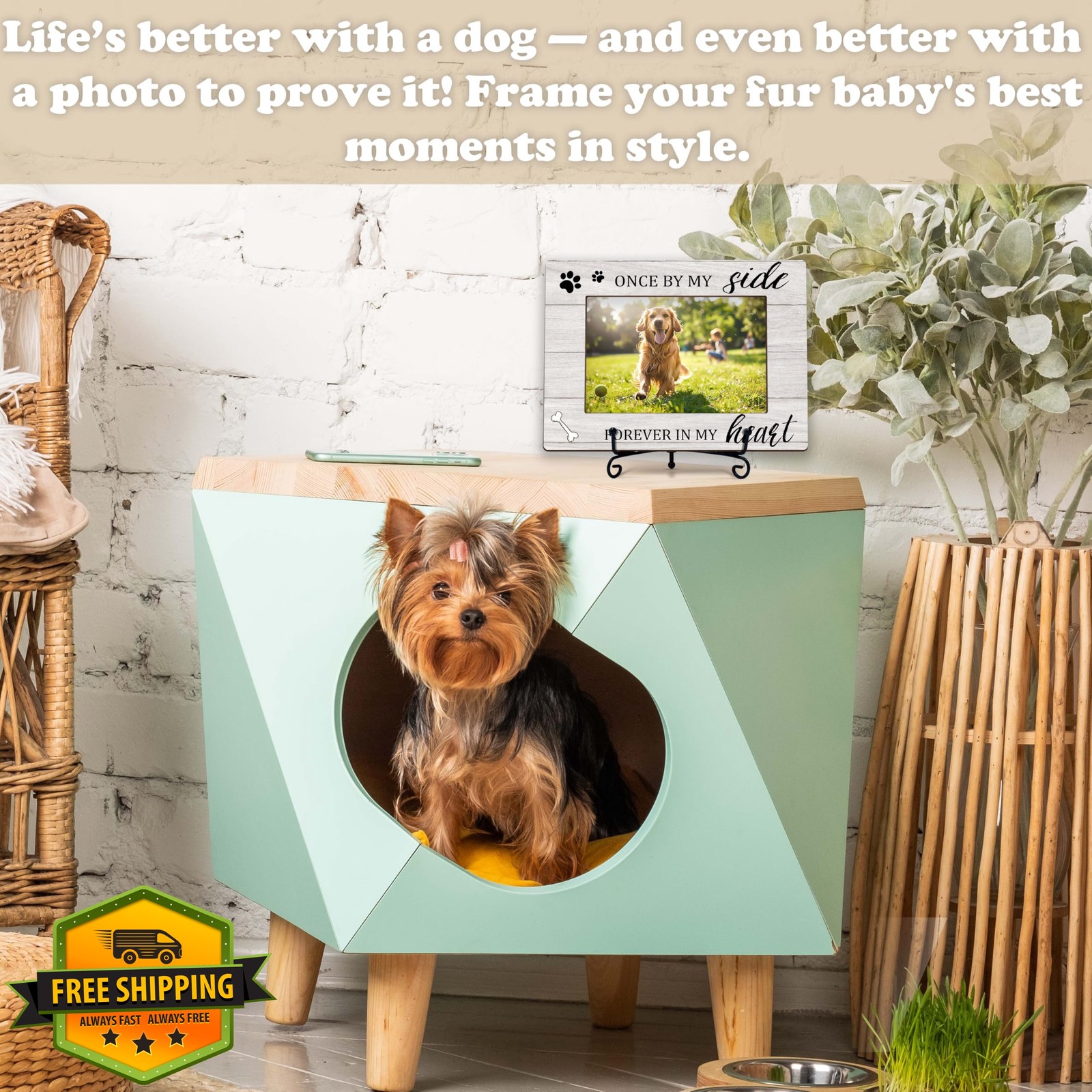 YSTEP Dog Memorial Frame Style 4