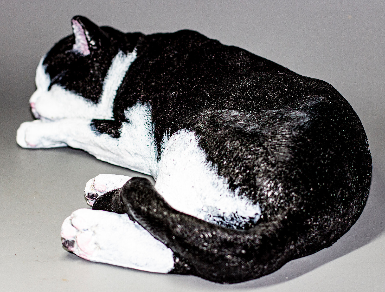 Tuxedo Cat Urn Pet Ashes Memorial Keepsake Cremation Sculpture Funeral Figurines