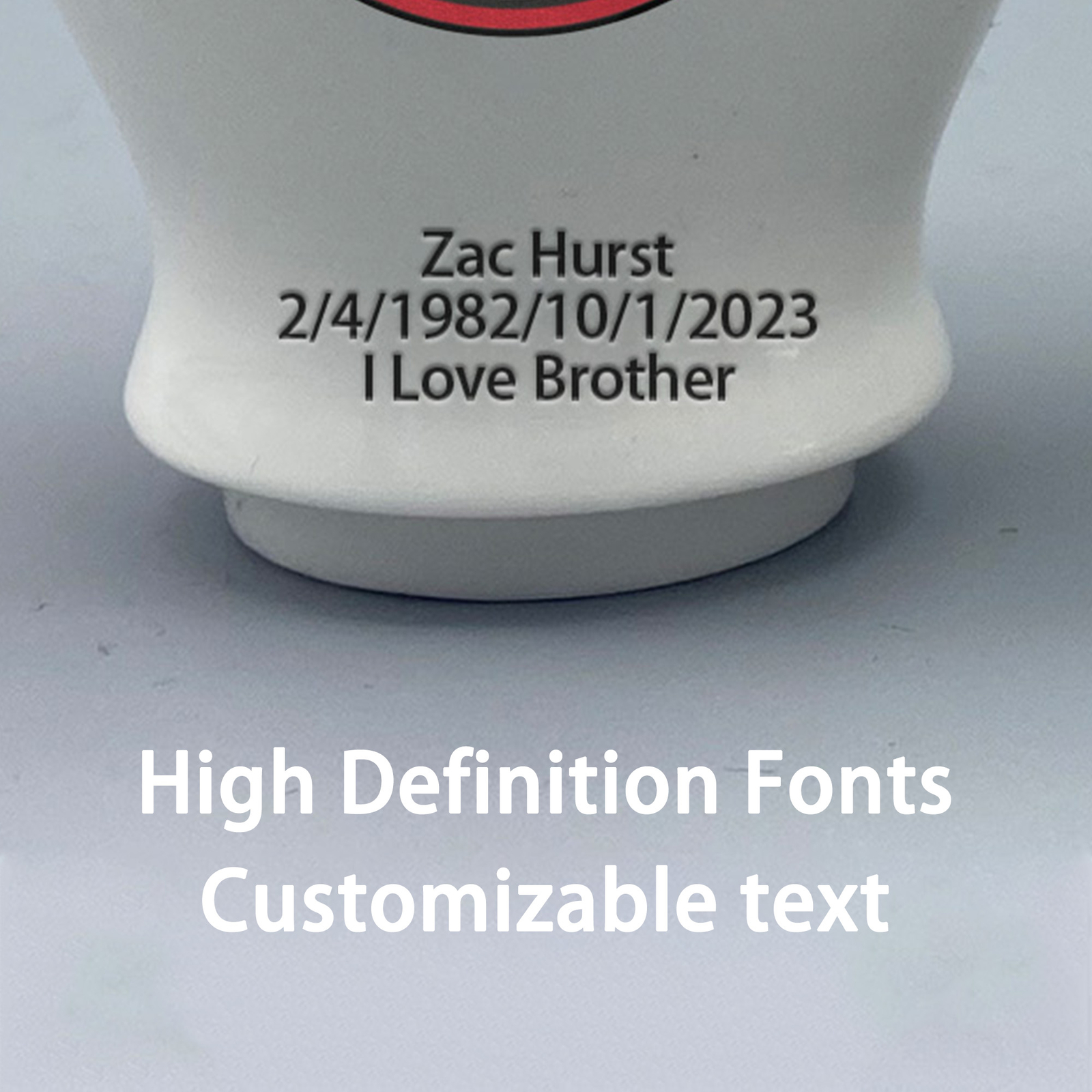 Ceramic Mini Urn for Green Bay Packers Football Theme, Custom Text