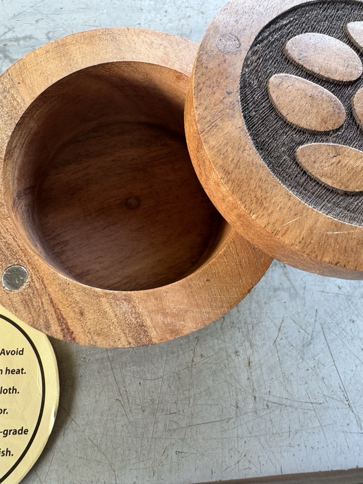 Portable Acacia Wood Pet Urn – Handmade W/ Magnetic Closure Free Shipping