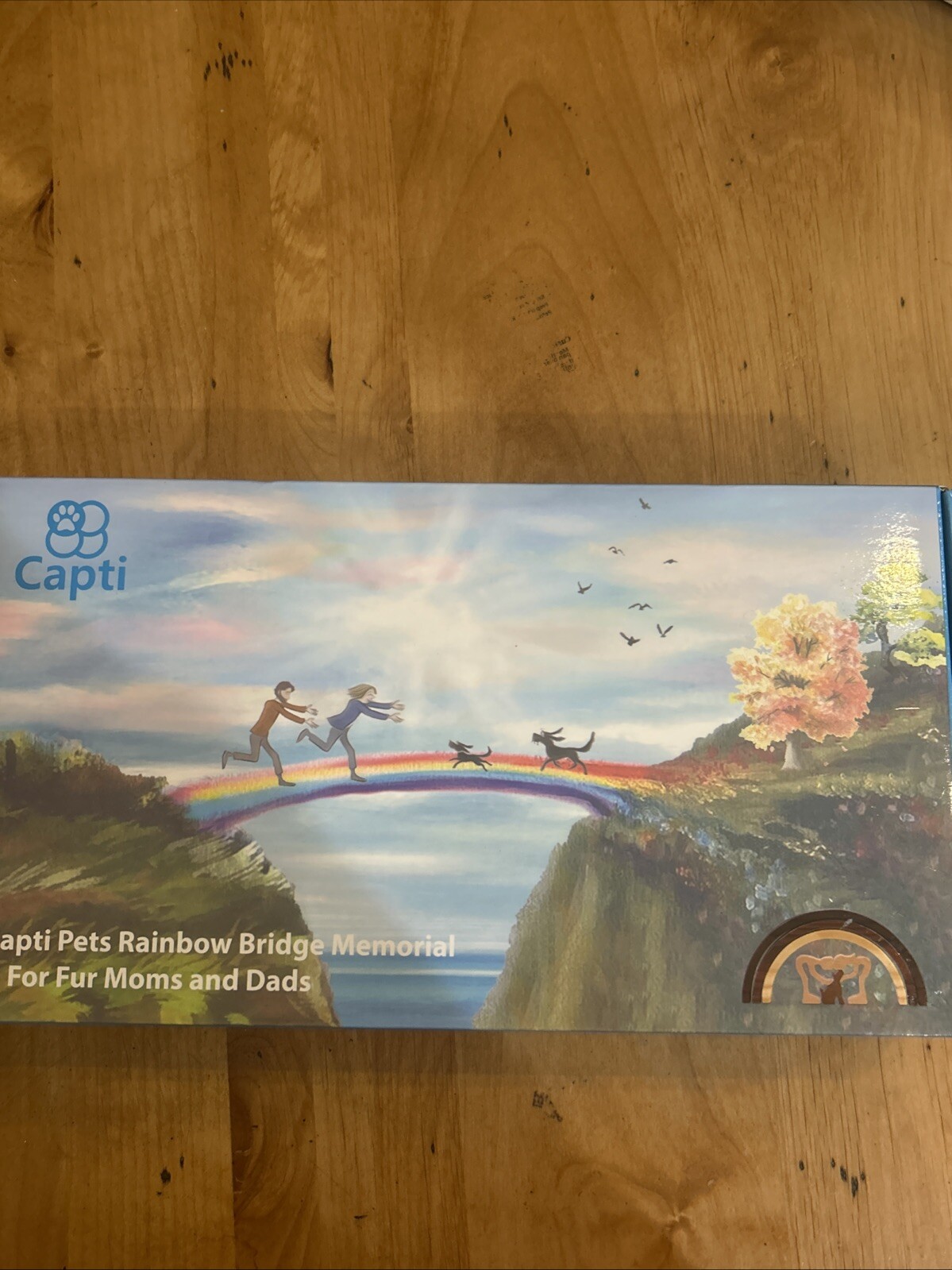 New Capti Pets Rainbow Bridge Memorial 3D or 2D for Fur Moms and Dads Dog New