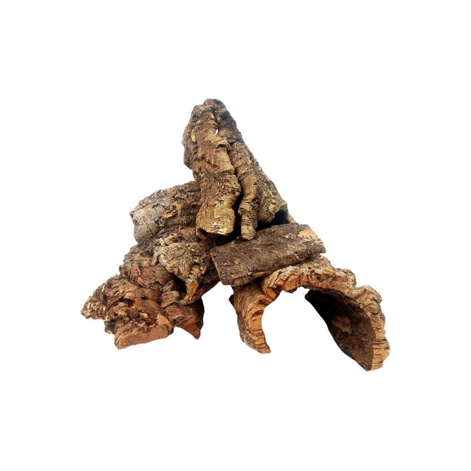 EZ Botanicals Cork Bark – 1lb (Assorted) – for Orchids, Airplants, Reptiles, …