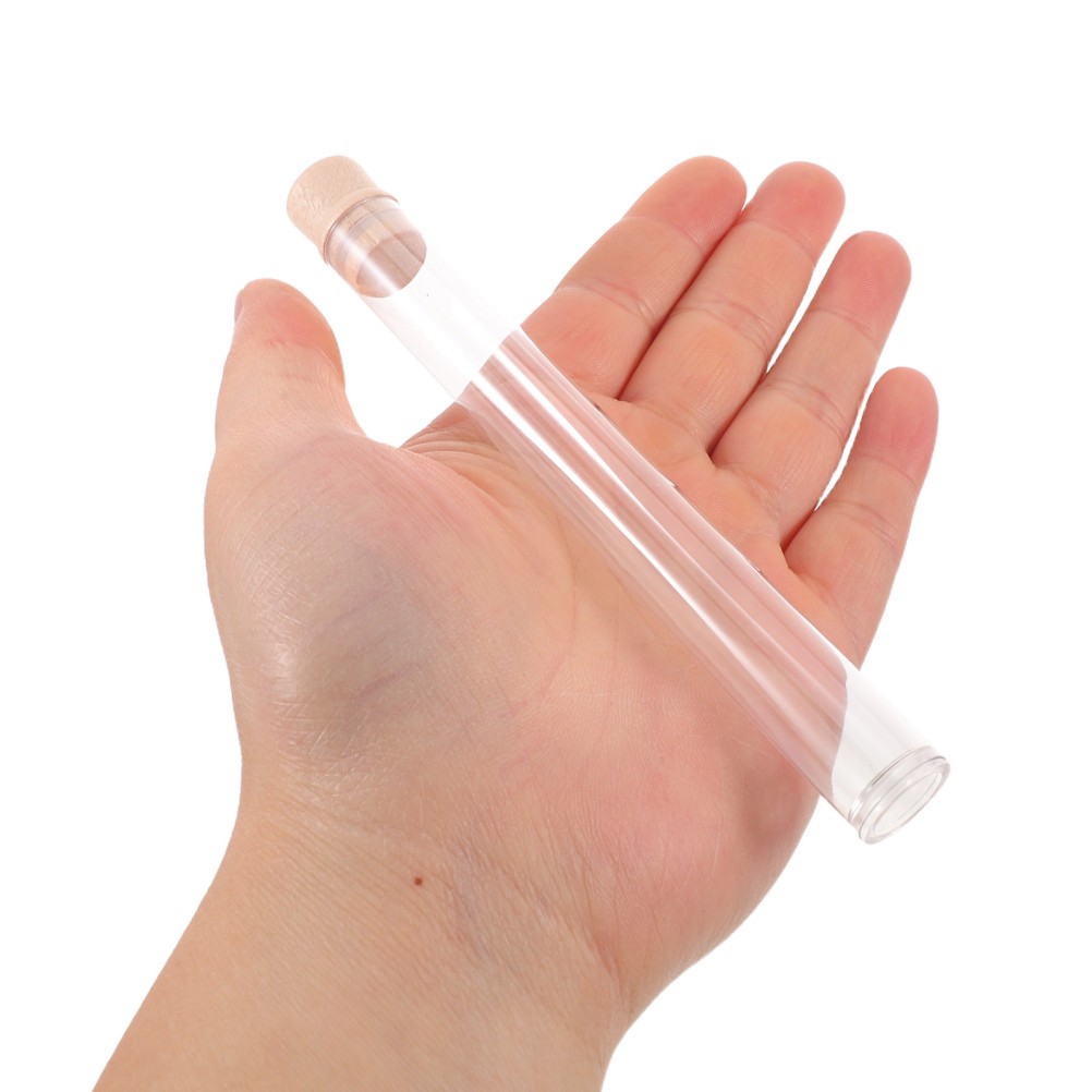 8Pcs Reusable Pet Hair Keepsake Bottles for Cats Transparent Pc Memorial Storage