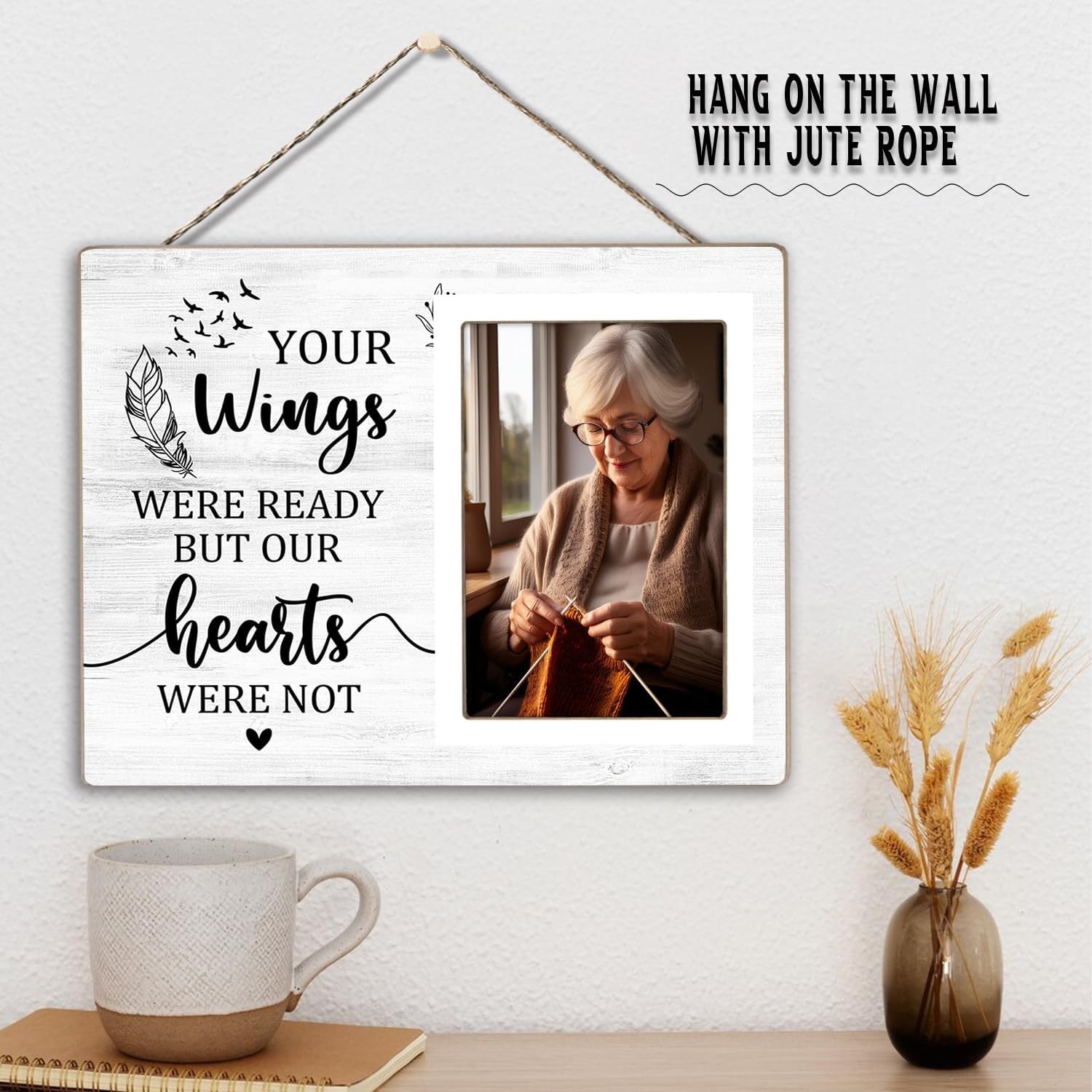 Memorial Photo Frame, Sympathy Gift for Loss Loved Ones, in My Heart, in Lovi…