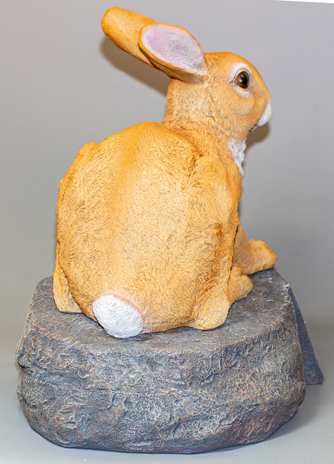 Rabbit Memorial Stone Bunny Urn Pet Ashes Sculpture Keepsake Grave Decor Casket