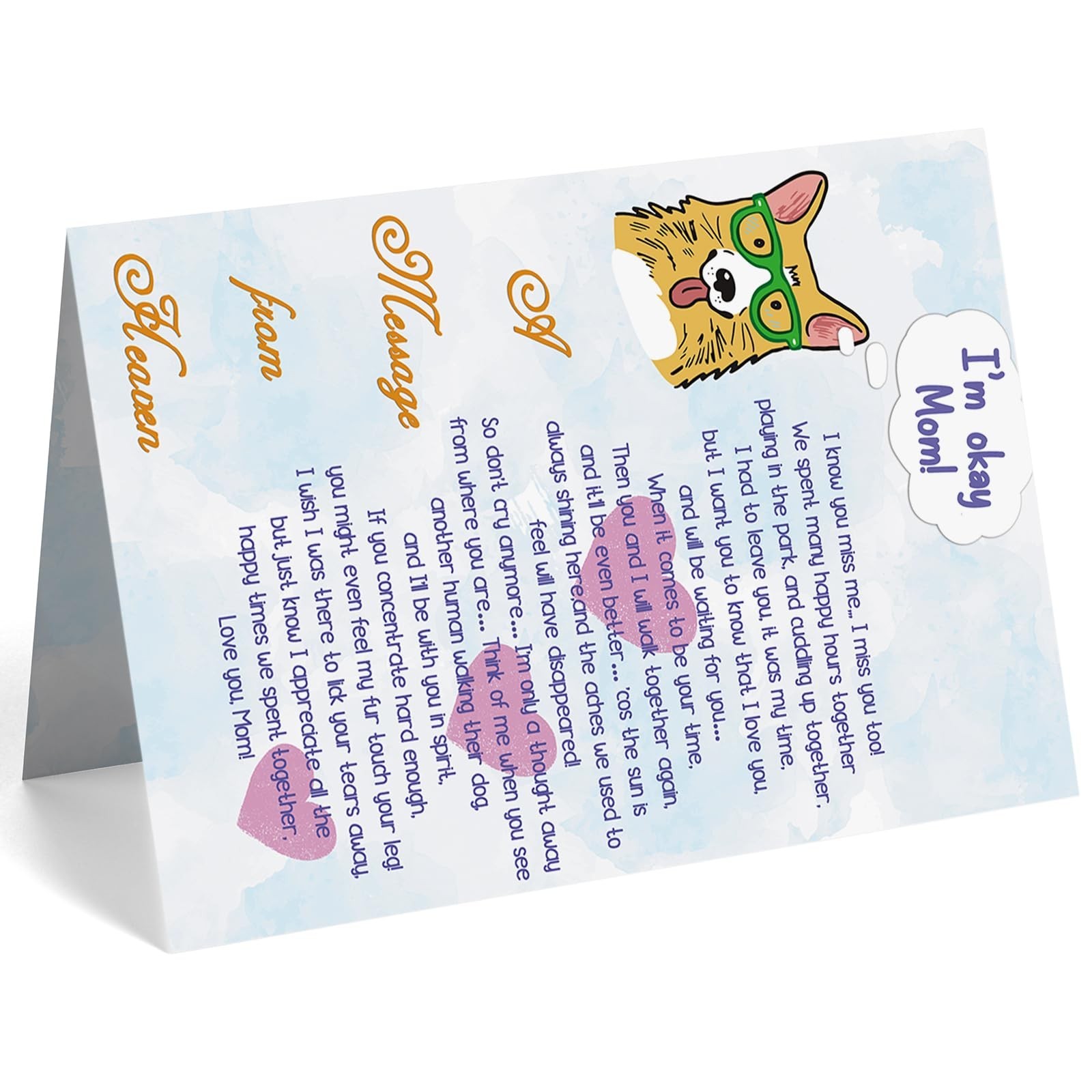 Dog Sympathy Card for Dog Mom, Sympathy Card for Loss of Pet, Pet Sympathy Ca…