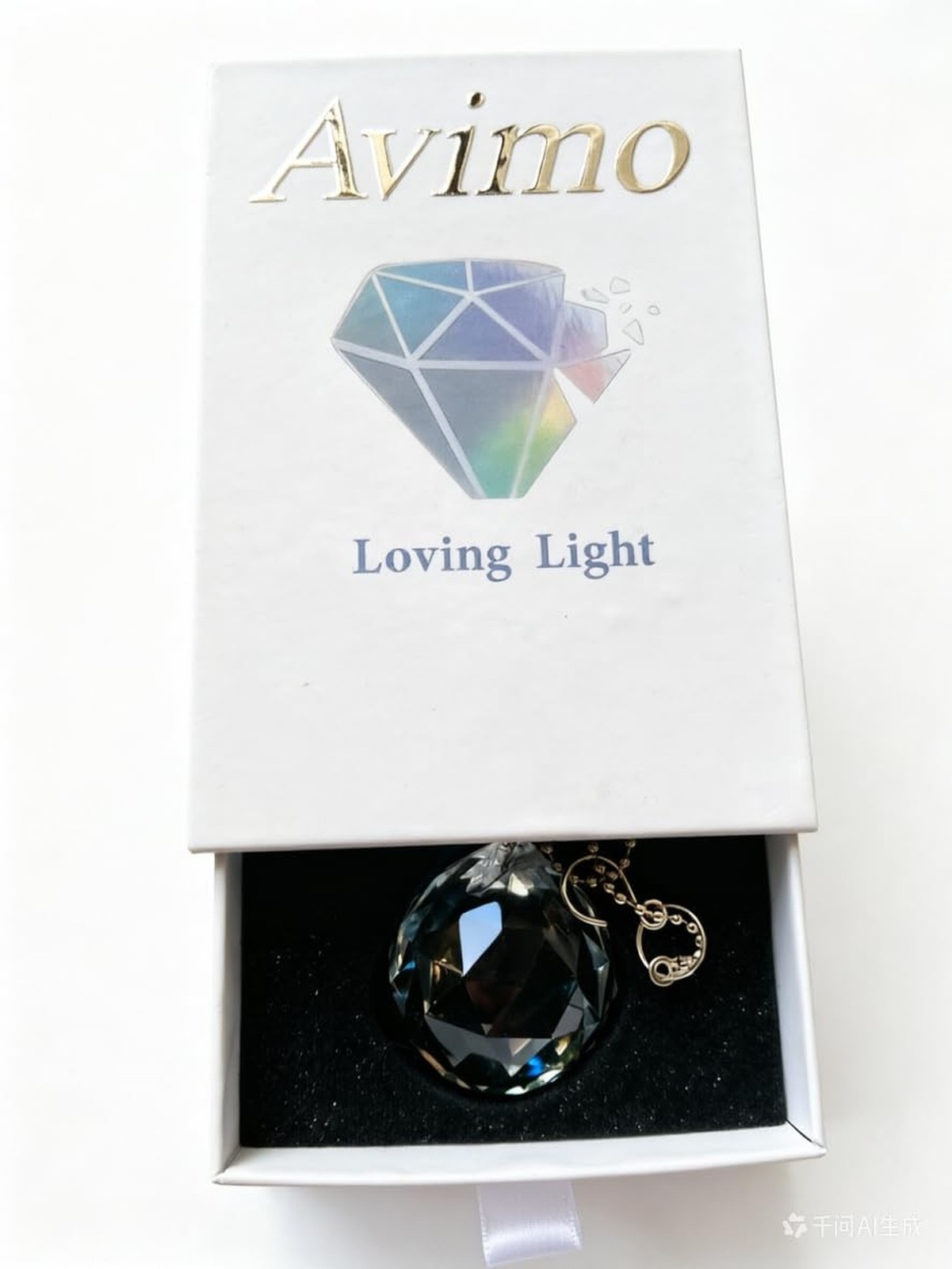 Pet Memorial Gifts for Loss of Dog or Cat, AVIMO Crystal Suncatcher with Rain…