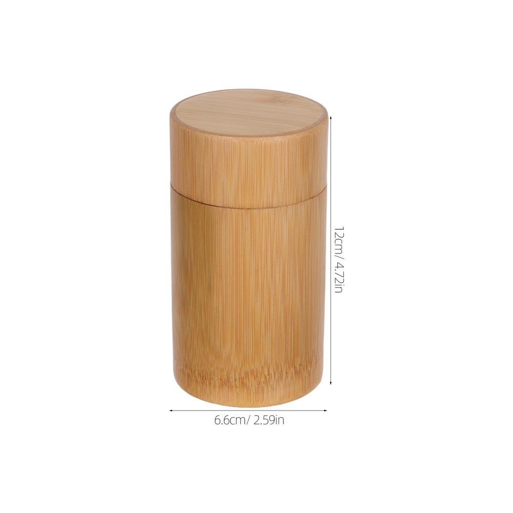 One Reusable Bamboo Pet Cremation Urn Brown Decorative Ashes Container