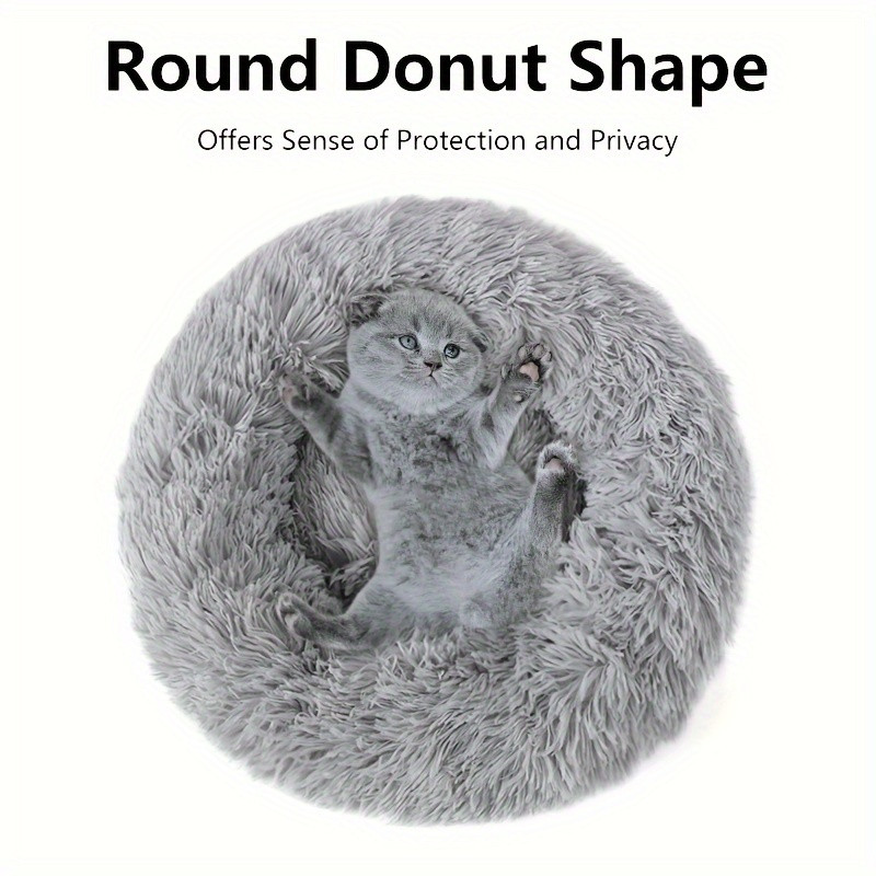 Non-Slip Dog Or Cat Beds Multiple Sizes, Calming Pet Beds For Indoor Cat Kennel