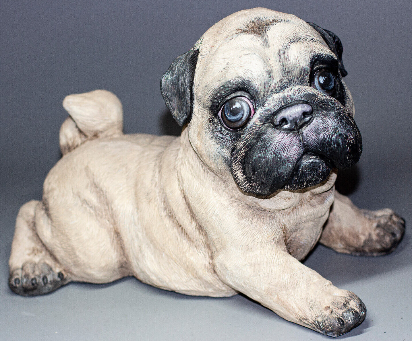 Unique Urn Pug Dog Ashes Pet Memorial Sculpture Grave Decorations Funeral Casket
