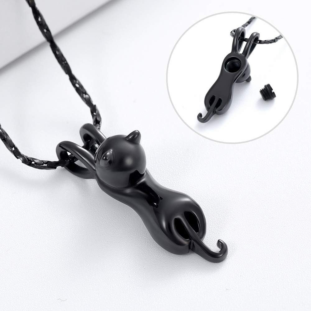 Pet Cremation Jewelry for Ashes Memorial Ash Jewelry Keepsake Cat Urn Pendants f