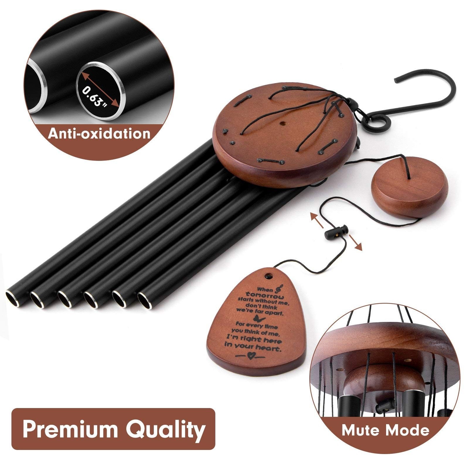 YOUNTASY Sympathy Wind Chimes , Bereavement/Memorial /Sympathy Gift in Memory…