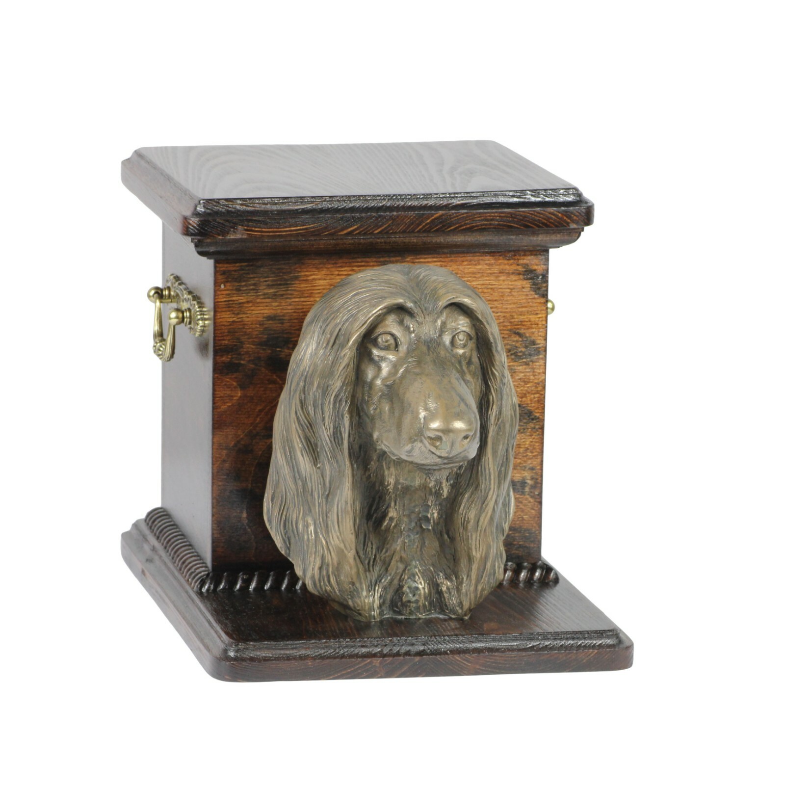 Pet Cremation Urns for Dog’s ashes,Dog statue Pet memorial Casket Ash Box