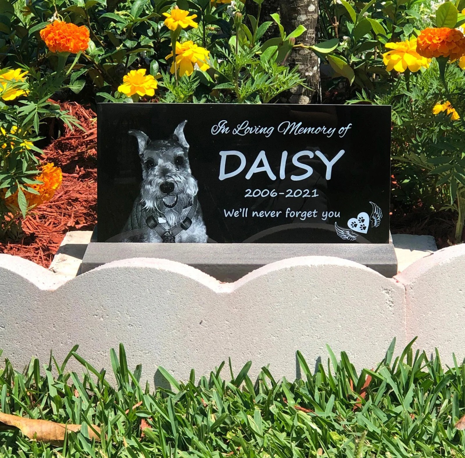 6×4 Memorial for Dog, cat, horse, chicken