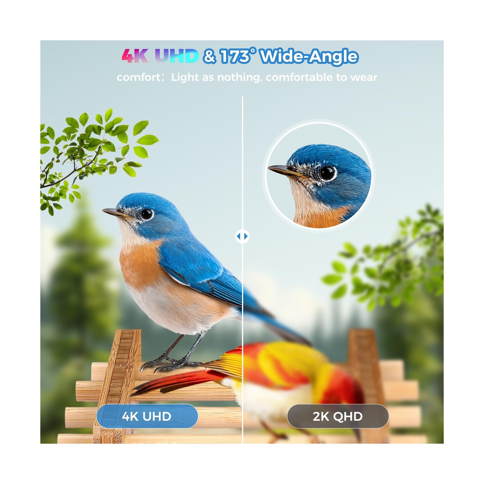 Bamboo Smart Bird Feeder with 4K Camera, AI Bird Identification 10000+ Specie…