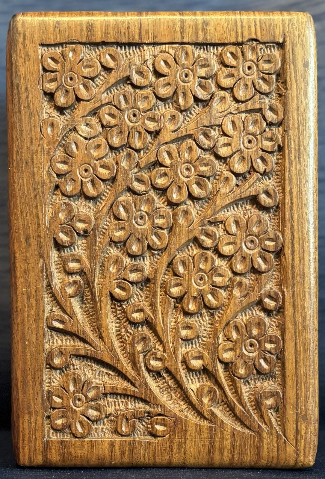 Tree of Life Rosewood Pet Urn for Ashes – Handcrafted Keepsake Wooden Box
