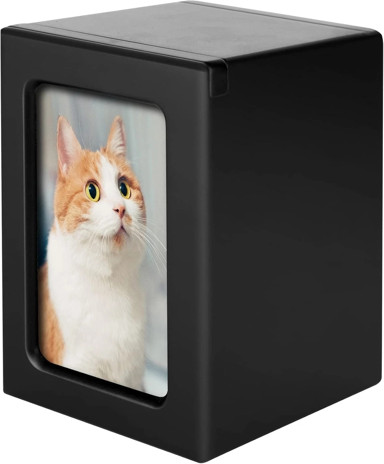 Cuodia:Pet Cremation Box with Photo Frame,Cat Urns for Ashes,Pet Urns, Cat Crema