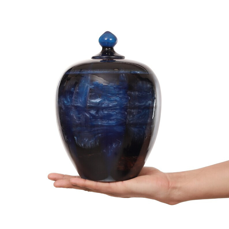 Wooden Urns for Human Ashes Adult Male Female – Cremation Urn Large Wood Urn Box