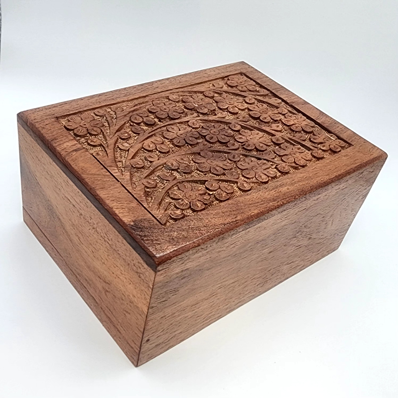 Acacia Wood Tree of Life, hand carved Engraved cremation urn for pets