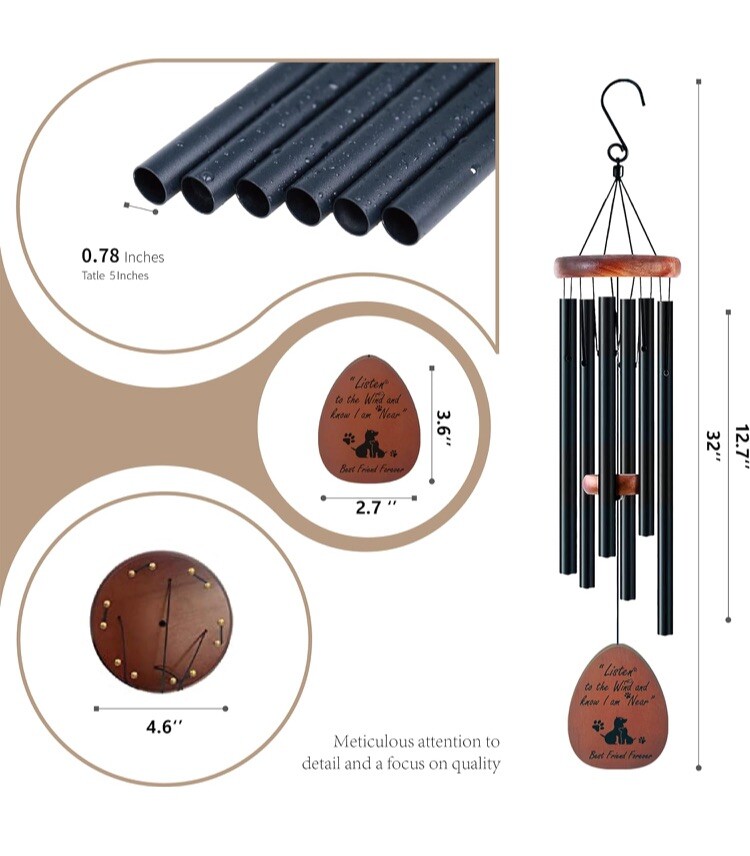 32” Pet Memorial Wind Chime
