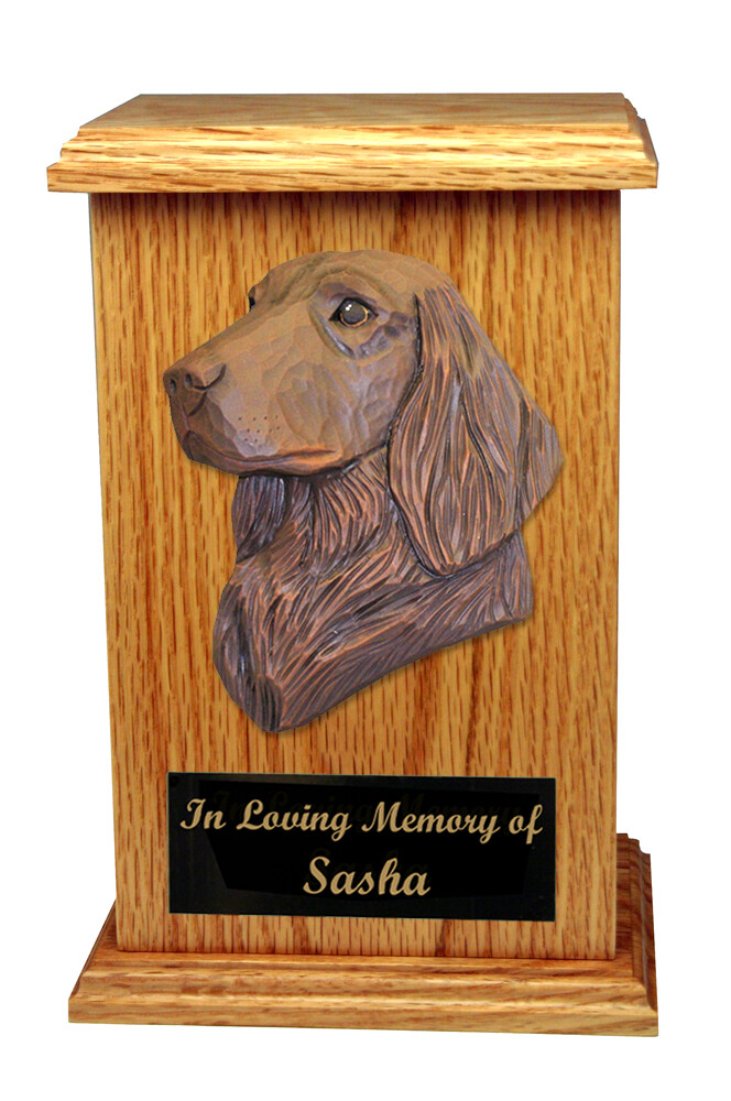 Flat Coated Retriever Memorial Urn