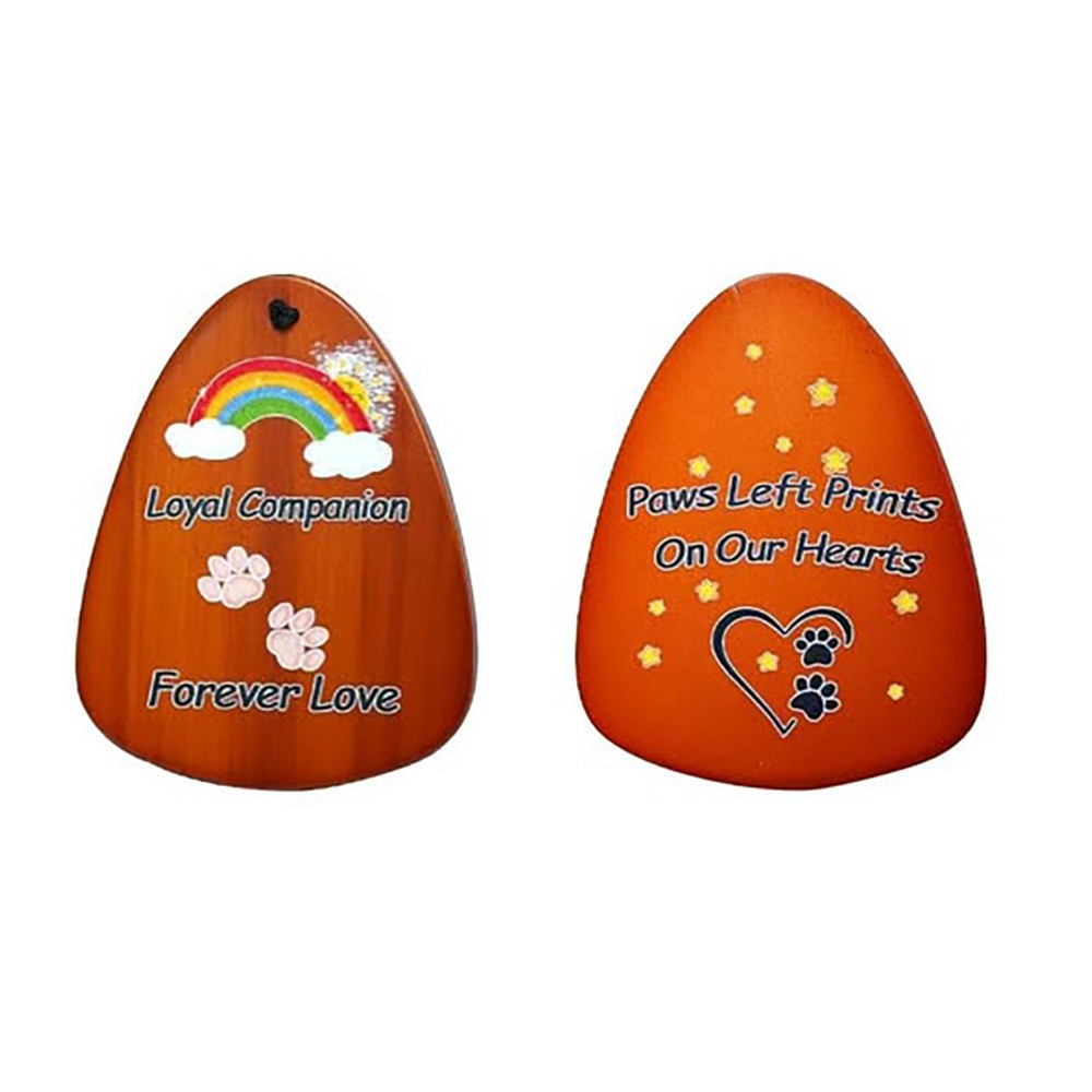 Beseost Pet Memorial Wind Chime 28″ Sympathy Gift Loss Dog Cat with Frame Plaque