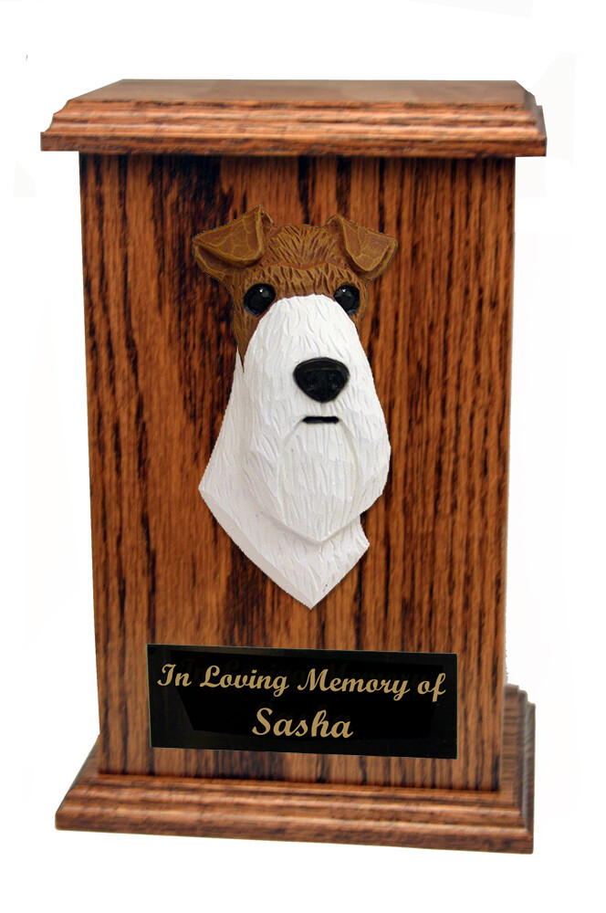 Fox Terrier (Wire) Memorial Urn