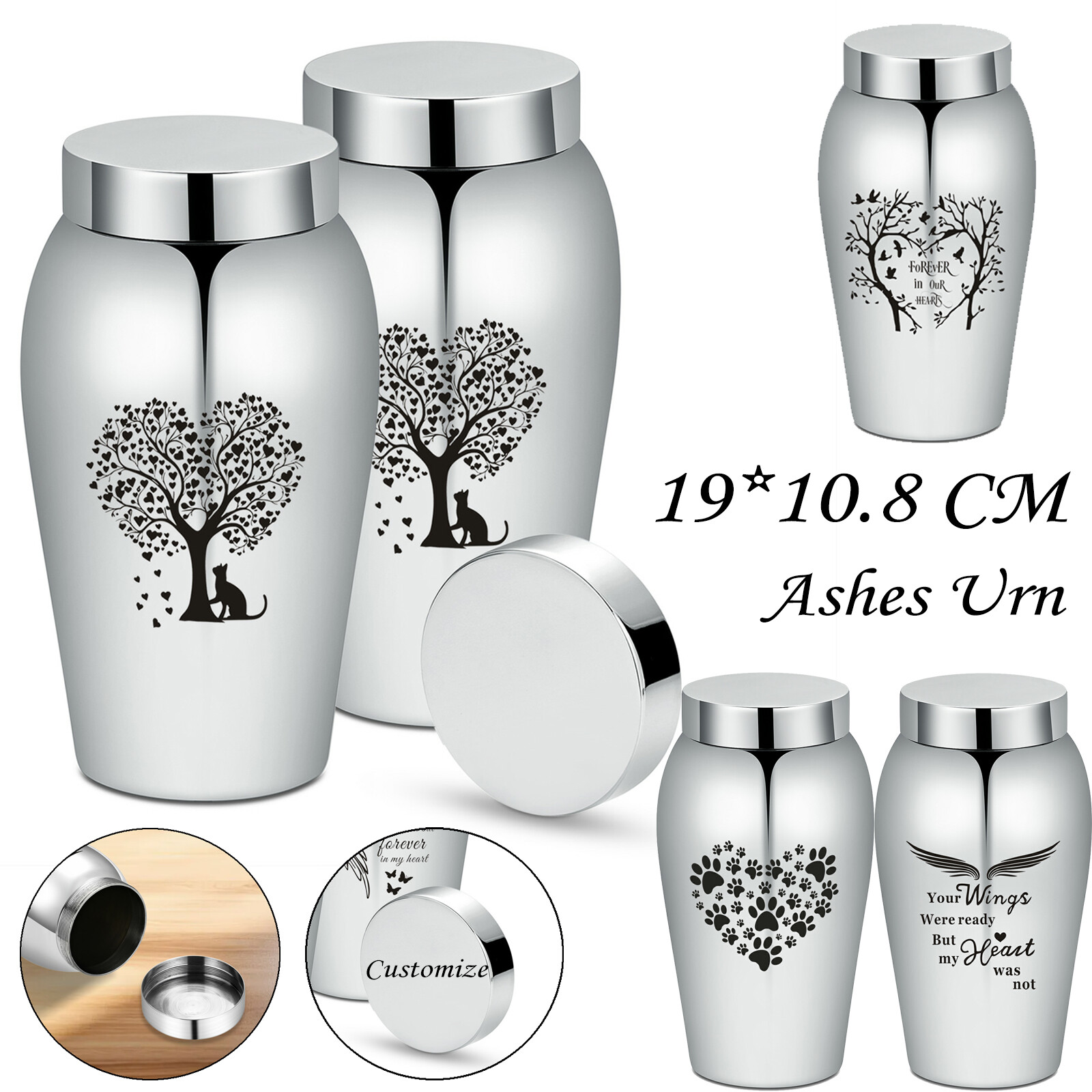 Memorials Cremation Urns for Human Ashes – Decorative Urns Urns for Human / Pet