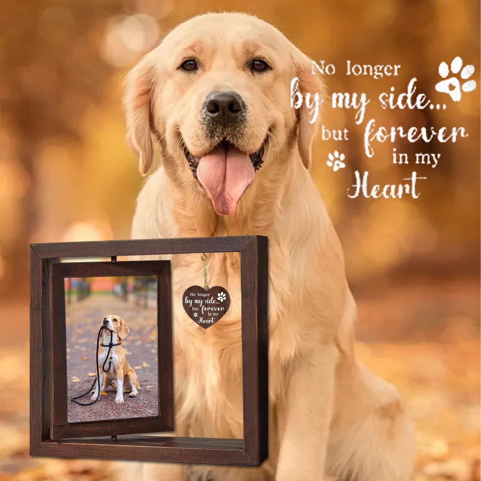 Bigladious Dog Memorial Gifts Picture Frame Pet Memorial Gifts For Loss