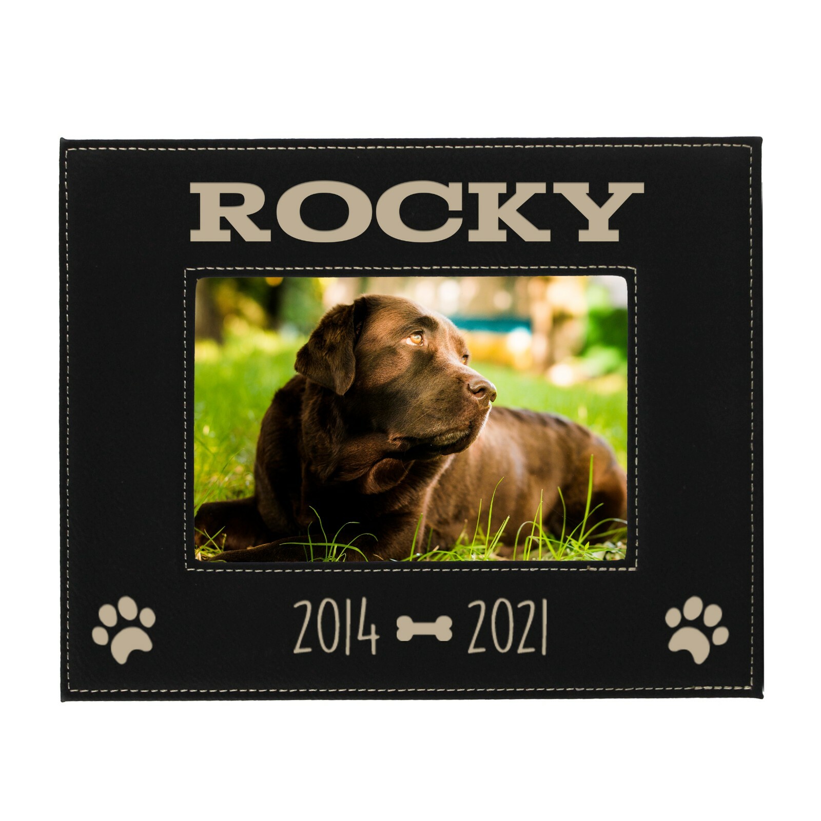 Custom Personalized Pet Loss Memorial Picture Frame