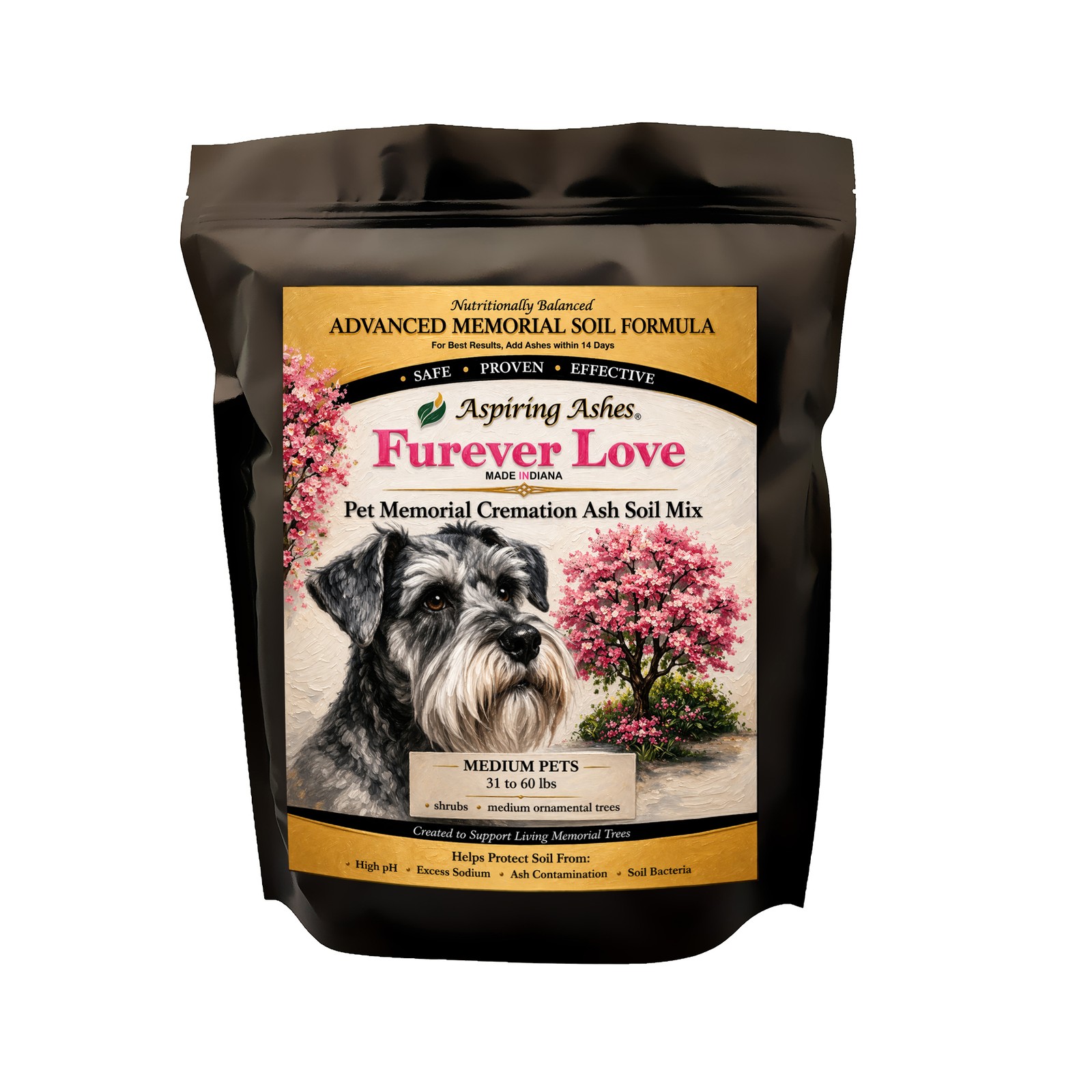 Premium Cremation Soil Mix for Pet Ashes: Small Pet Memorial Kit