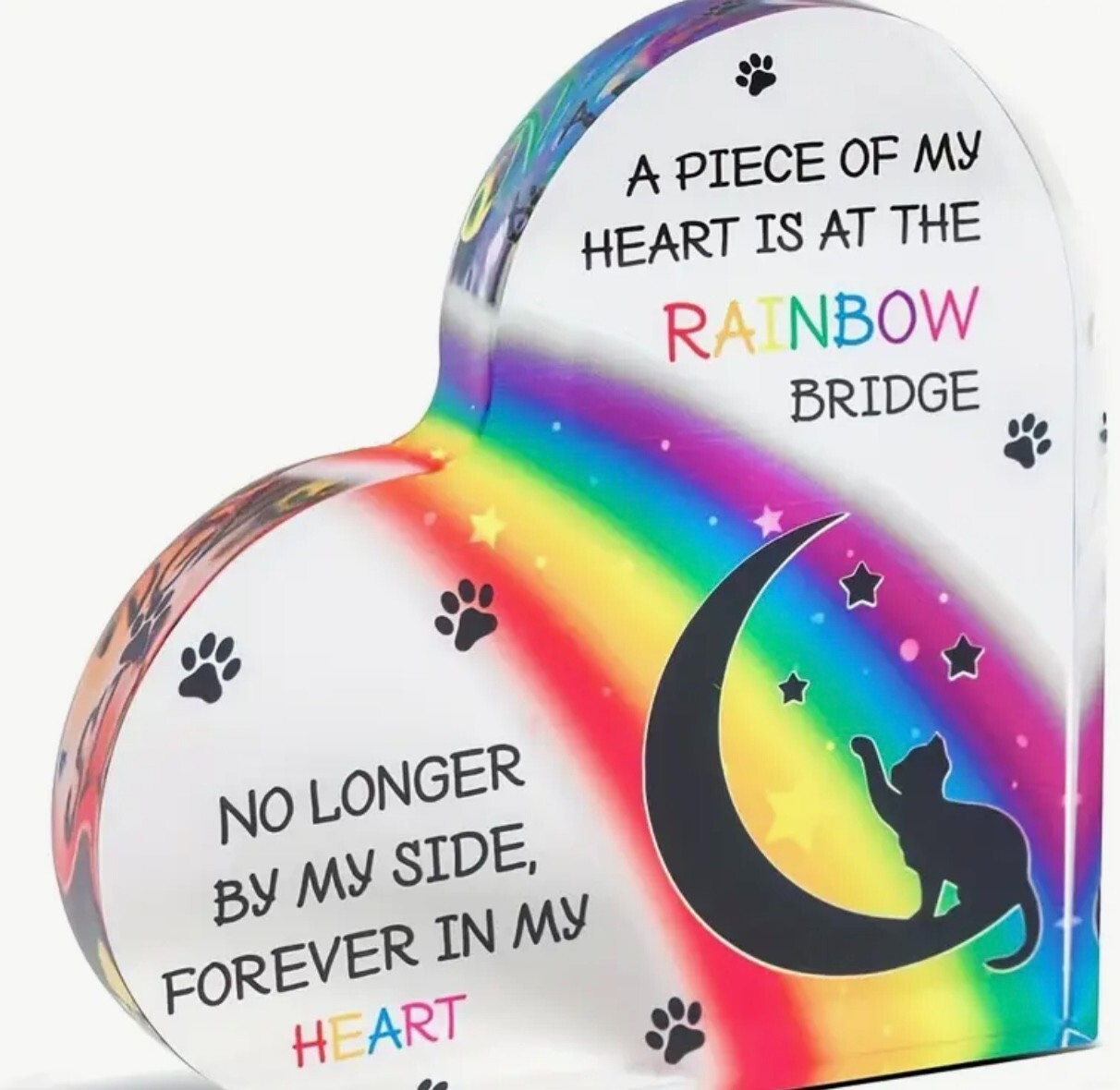 Pet Memorial Heart Remembrance and Bereavement Gift, 12 Variants For Pet Lovers