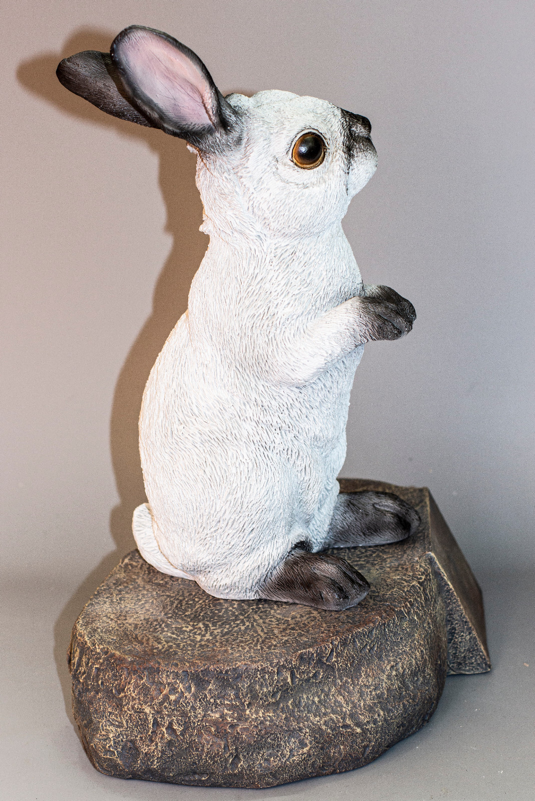 Rabbit Urn Pet Memorial Headstone Bunny Cremation Statue Grave Decor Animal Loss