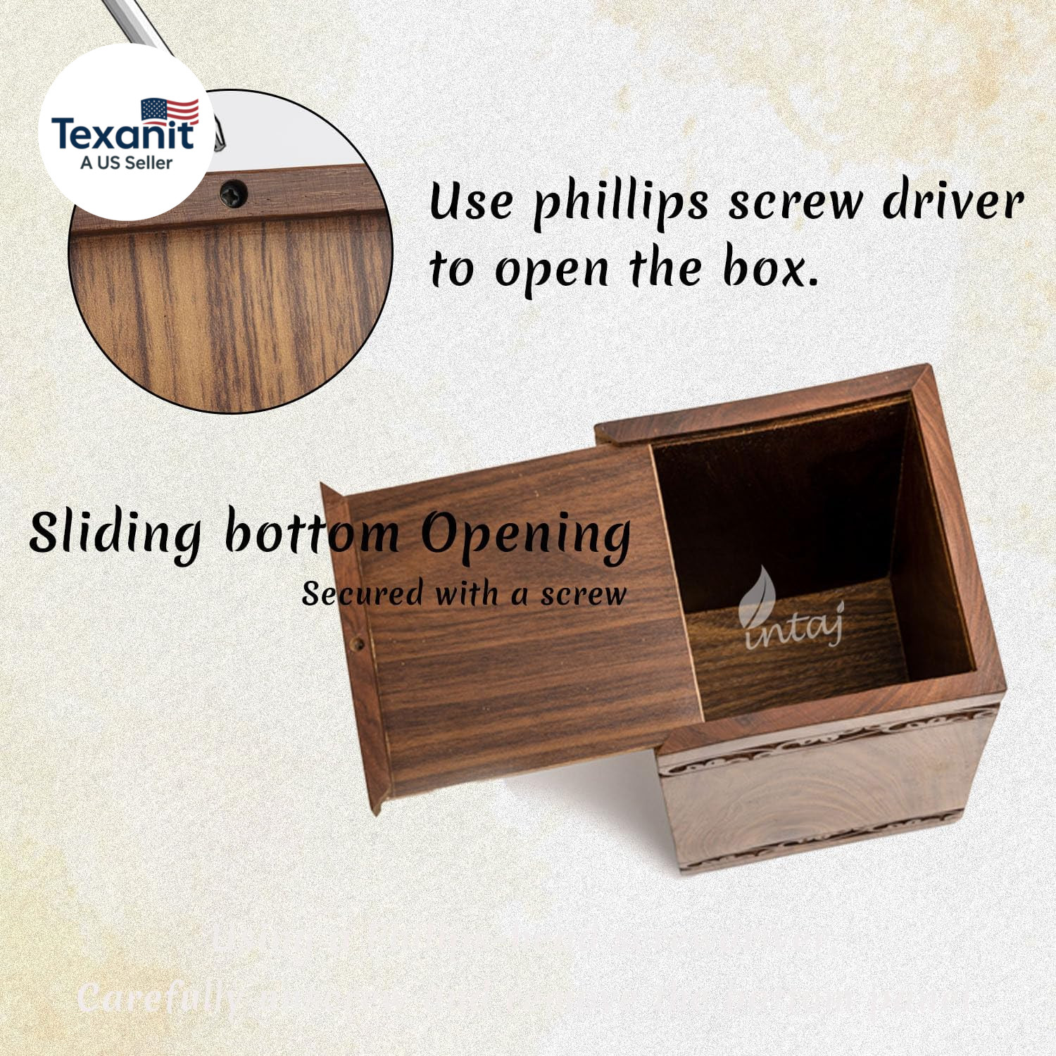 Rosewood Urn for Ashes – Guitar Wings Wooden Box for Human, Pet Ashes Hand-Craft